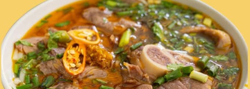 Beef & Pork Knuckle Noodle Soup (Bún bò giò heo)