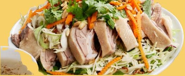 Chicken / Duck Congee with Salad (Cháo gà / vịt kèm gỏi)
