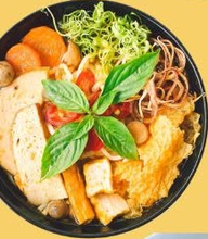 Vegetarian Hue-style Vermicelli Soup (Bún Huế chay)