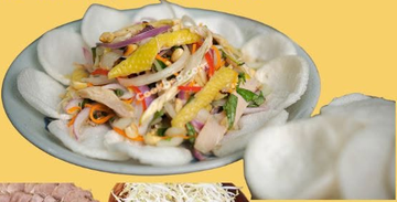 Chicken / Duck Salad & Shrimp Crackers (Gỏi gà / vịt & bánh phồng)